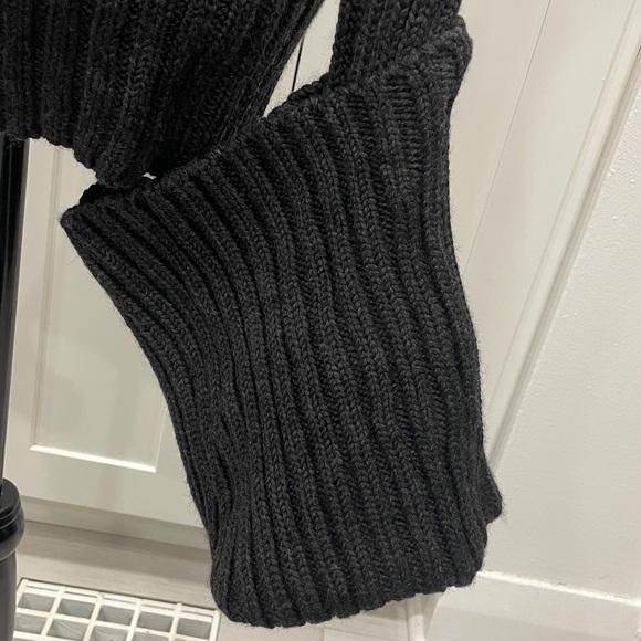Vintage Yohji Yamamoto 98/99 Runway Ribbed Knitted Extra OverSized Cuff Sweater - Picture 5 of 16